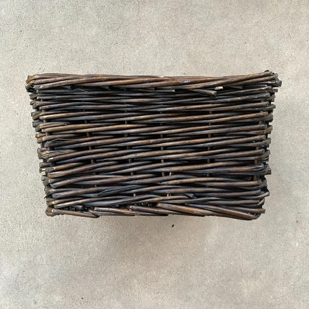 Natural Brown Wicker Storage Basket